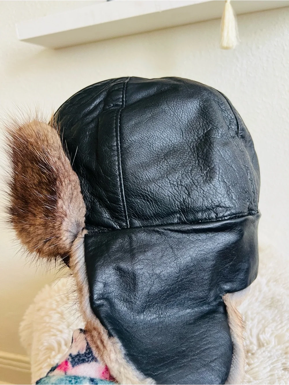 Vintage Natural Fur Trapper Hat – Unisex - Picture 2 of 8